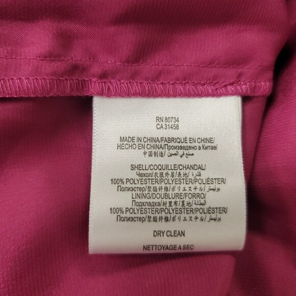 Max and Cleo Womens Strapless Formal A Line Sheer Maxi Dress Size 4 Pink NWT - Picture 11 of 15